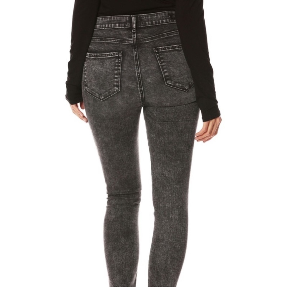 Paige Margot Ultra Skinny Jeans Women's Size 27 Black Wash High Rise Den… - Picture 2 of 11